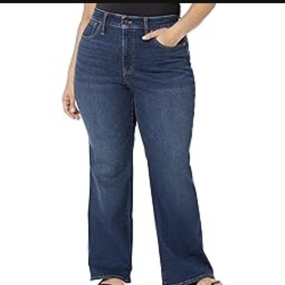 Madewell Skinny Flare Blue Jeans